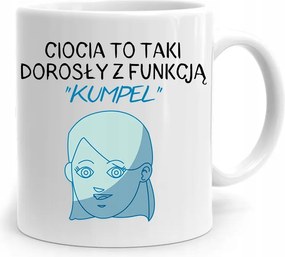 Bögre Ajándék Nagynéni Barát nyomott mintával fényképpel