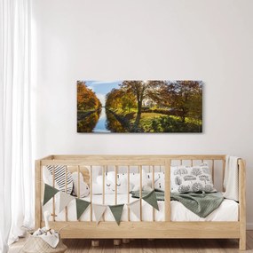 Vízi csatorna képe (120x50 cm)