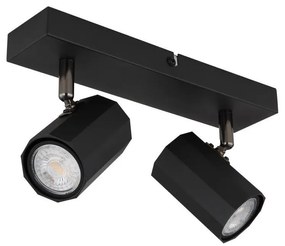 Globo 57918-2B - Spotlámpa JAMES 2xGU10/25W/230V fekete