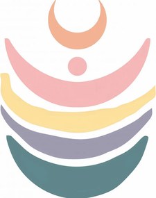 Poszter 50x50cm Holdfényes éjszaka szerenád