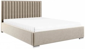 St4 ágyrácsos ágy, világosbézs (180 cm)