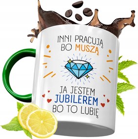 Zöld Bögre Ékszerésznek Születésnapi Ajándék fényképes nyomtatással