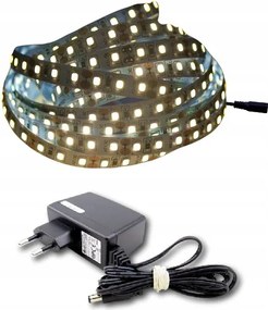 Kész szett Led szalag 2835 120LED/m fehér meleg bútorvilágítás 1.5m