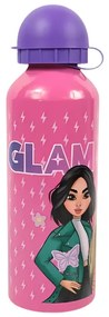 Gyerek fém palack GLAM 500 ml rózsaszín