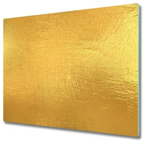 Üveg vágódeszka Arany fólia háttér 60x52 cm