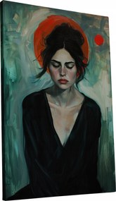 Vászonkép Absztrakt Misztikus portré otthon nappali 40x60