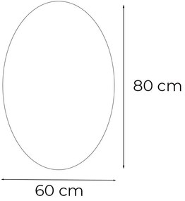 Ria 60 tükör led világítással