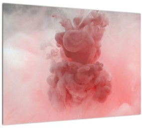 A vörös füst képe (üvegen) (70x50 cm)