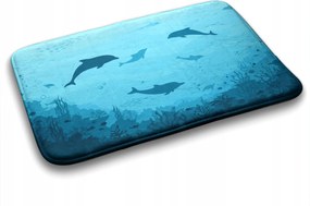 Modern divatos fürdőszoba szőnyeg Delfin 75x45
