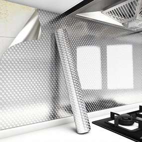 Alufólia Vastag Öntapadós 60*500CM Öntapadós Tapéta Fólia