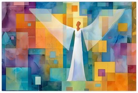 Kép - Geometrikus angyal (90x60 cm)