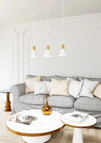 Emibig modern függeszték rosa fehér emi1389/3