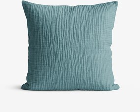 Goldea muszlin párnahuzat - petrolkék 40 x 40 cm