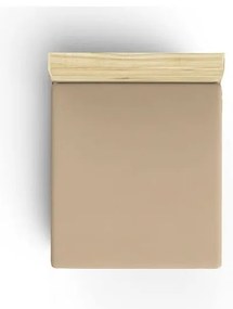 Bézs gumis pamut lepedő 140x200 cm – Mijolnir