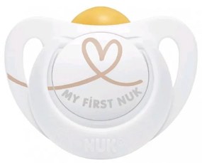 NUK Star baba cumi latex 0–6 h, szívet