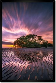 Poszterek keretben 40x60 Gyönyörű lila tájkép