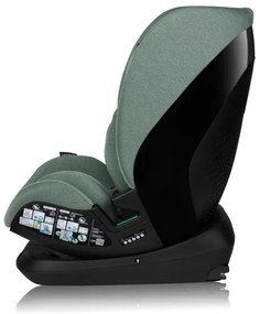 Lionelo - Forgatható autósülés alappal LAVENDER i-Size 76-150 cm pisztáciazöld