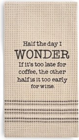 Konyhai törlőkendő Frolee konyhai törlőkendő gofri felirat hímzett vicces