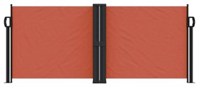 terrakotta behúzható oldalsó napellenző 100 x 1000 cm