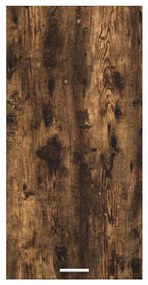 Függő szekrény Riga Füstölt tölgy és fehér 50 x 31 x 100 cm