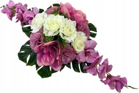 Csokor Nád Kompozíció Sír Temető Művirágok