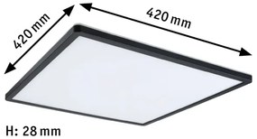 Paulmann 71002 - LED/22W Dimmelhető panel ATRIA 230V 3000K fekete