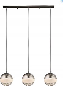 Függő lámpa matt csíkkal a gömb alakú lámpabúra közepén Dream étkező