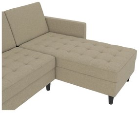 Bézs kinyitható sarokkanapé Presley – Støraa