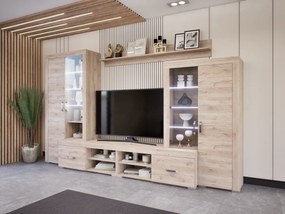 Luxara I. szekrénysor (Fehér Tölgy) modern