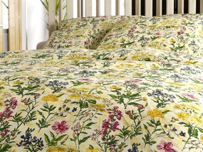 Krepp ágyneműhuzat HERBELLE színes Ágyneműhuzat mérete: 70 x 90 cm | 140 x 200 cm