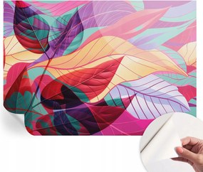 Öntapadós fali fotótapéta Hálószoba Absztrakt levelek 208x146