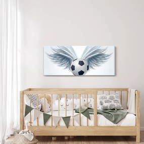 Kép - léggömb szárnyakkal (120x50 cm)