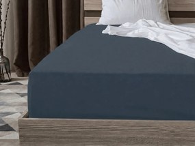 Pamut gumis lepedő STANDARD 90 x 200 cm szürkéskék