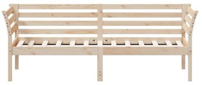 tömör fenyőfa kanapéágy matrac nélkül 90 x 190 cm