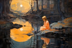 Poszter 45x30cm Elbűvölés az alkonyat felett