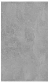 betonszürke szerelt fa tálalószekrény 3 fiókkal 120x41x75 cm