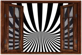 Poszterek 120x80 Absztrakt fekete-fehér