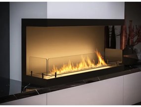 InFire - Beépítehtő BIO kandalló 100x50 cm 3kW fekete