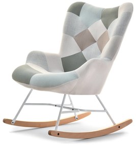Fotel Sibyla (patchwork + fehér bükk). 1110390