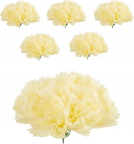 6x Virág Mesterséges Szegfű Nagy Koszorú Termék Mesterséges Szegfű