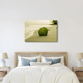 Kép egy levél a homokban (90x60 cm)