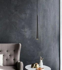 Uğur 6071 fekete fém LED függőlámpa
