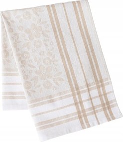 Konyhai törlőkendő Ibolya , méret 50x70cm k. bézs