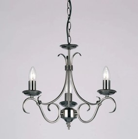 Endon BERNICE 2030-3AS Csillár 3x60W/E14 IP20
