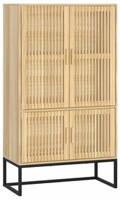 vidaXL szerelt fa magasszekrény 70x35x125 cm