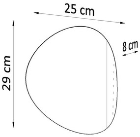 Junker fekete fali lámpa - Sollux