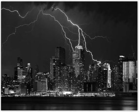 Poszterek 50x40 Villámok New Yorkban