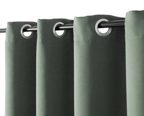 OXFORD szürkészöld függöny 140x270 cm Felfüggesztés: Hullámos sínszalag