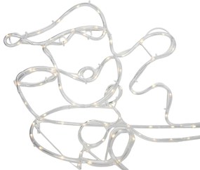 Karácsonyi állólámpa rénszarvassal és szánnal 176 cm LED-del, időzítővel IP44 - Sori