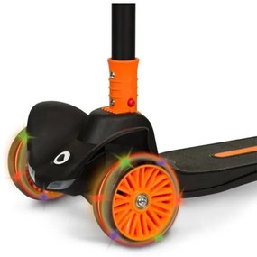 Lionelo - Gyermek roller TIMMY 3xAA narancs/fekete